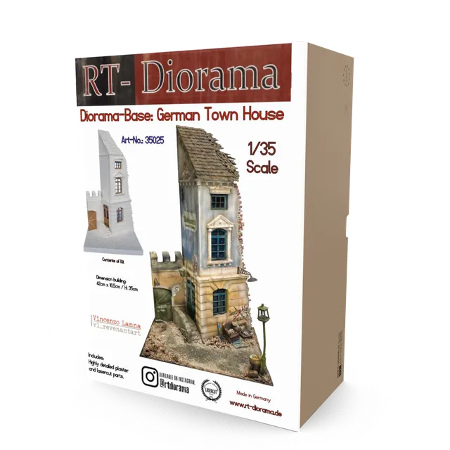 rt-diorama-35025-maison-allemande-socle-diorama-1-35-c-ramique image 1