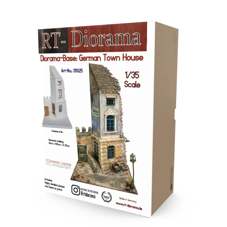 rt-diorama-35025-maison-allemande-socle-diorama-1-35-c-ramique image 1