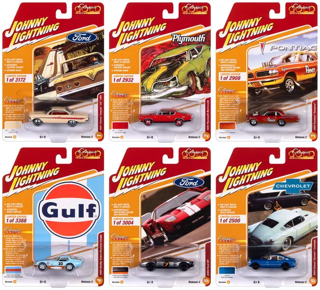 johnny-lightning-classic-gold-2023-r2-miniature-1-64-set-a image 1