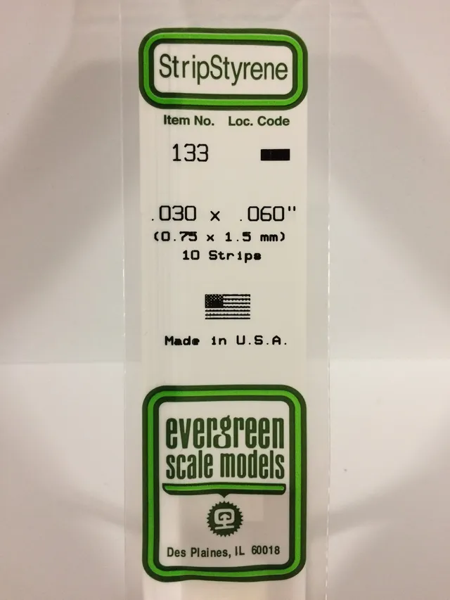 evergreen-strips-133-baguette-blanche-0-75x1-5-mm-10-pi-ces image 1