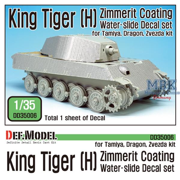 def-model-dd35006-decals-zimmerit-king-tiger-1-35 image 1