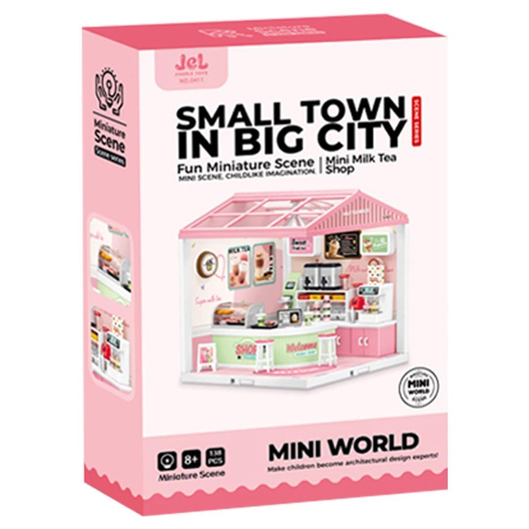jiaerle-toys-jel-0411-mini-milk-tea-shop-maison-miniature-diy image 7