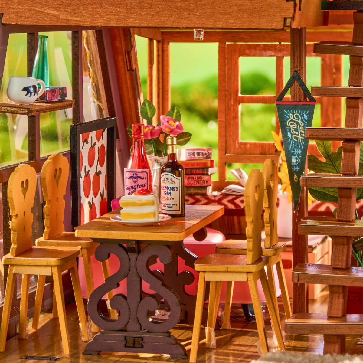 rolife-dg181-a-frame-cabin-maison-miniature-bois-diorama image 3