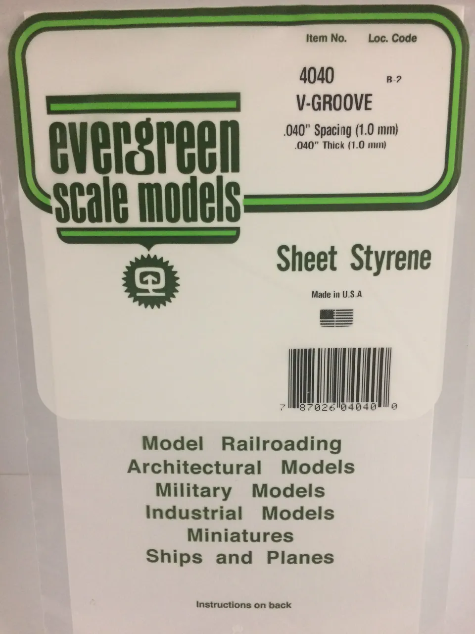evergreen-siding-4040-plaque-rainur-e-v-groove-1-mm-15x30-cm image 1