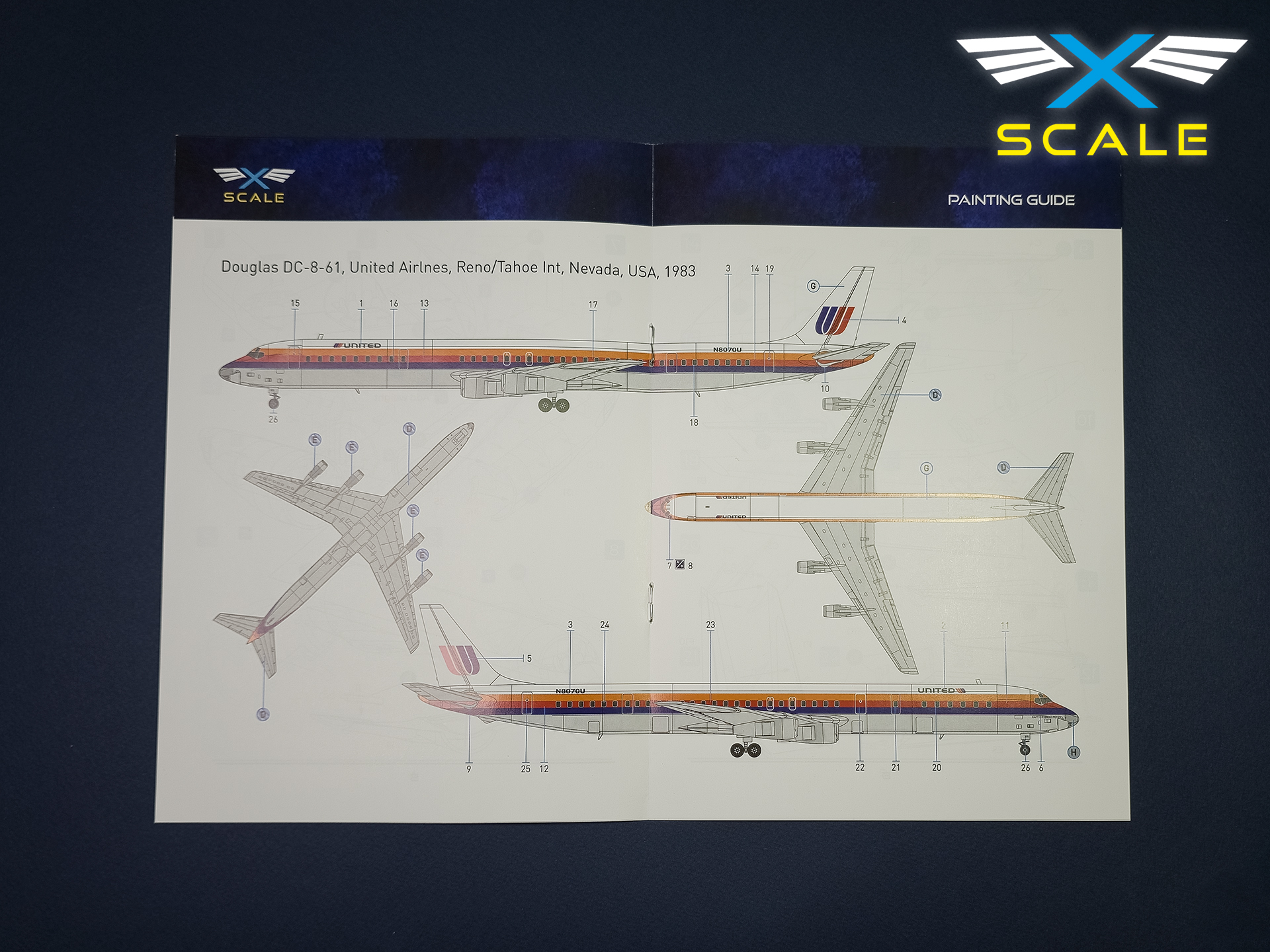 x-scale-144010-dc-8-61-united-airlines-maquette-avion-1-144 image 8