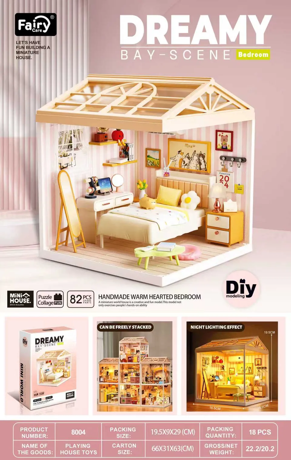 fairy-care-fc-dbs8004-dreamy-bay-maison-miniature-chambre image 1