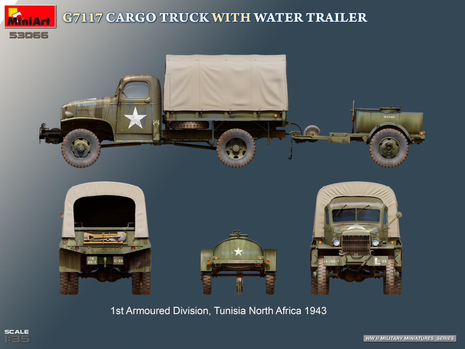 miniart-53066-g7117-camion-remorque-eau-maquette-1-35 image 2