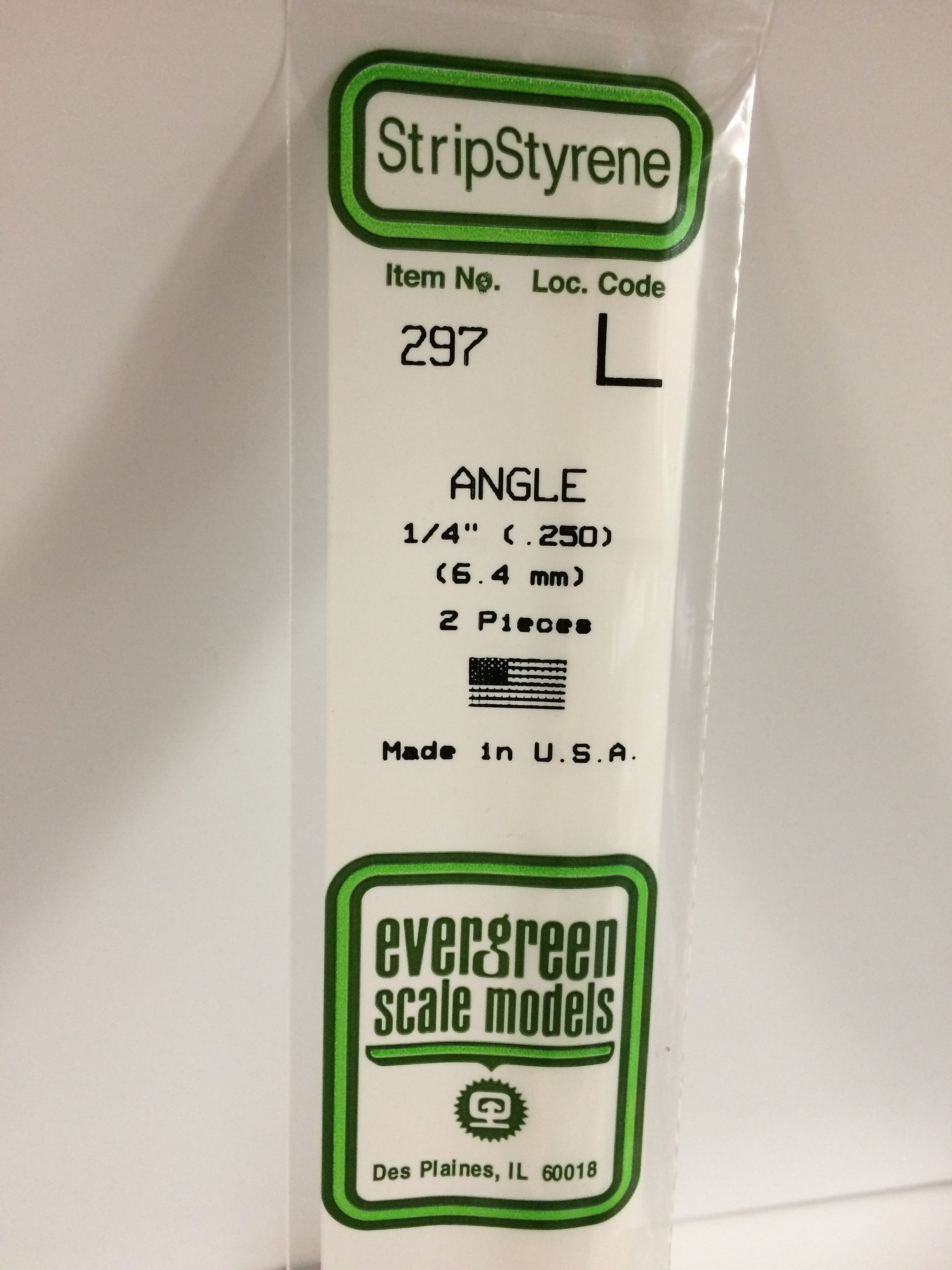 evergreen-shapes-297-corni-re-blanche-6-3-mm-2-pcs image 1