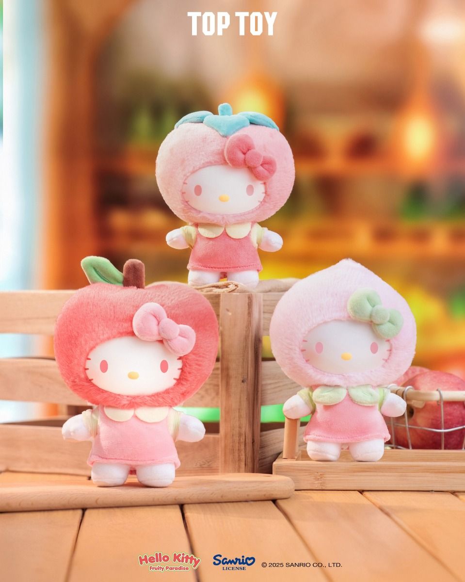 toptoy-hello-kitty-fruity-paradise-peluche-porte-cl-s-fruit image 2