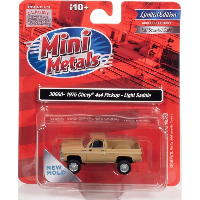 classic-metal-works-chevy-pickup-1975-4x4-miniature-ho-1-87 image 1
