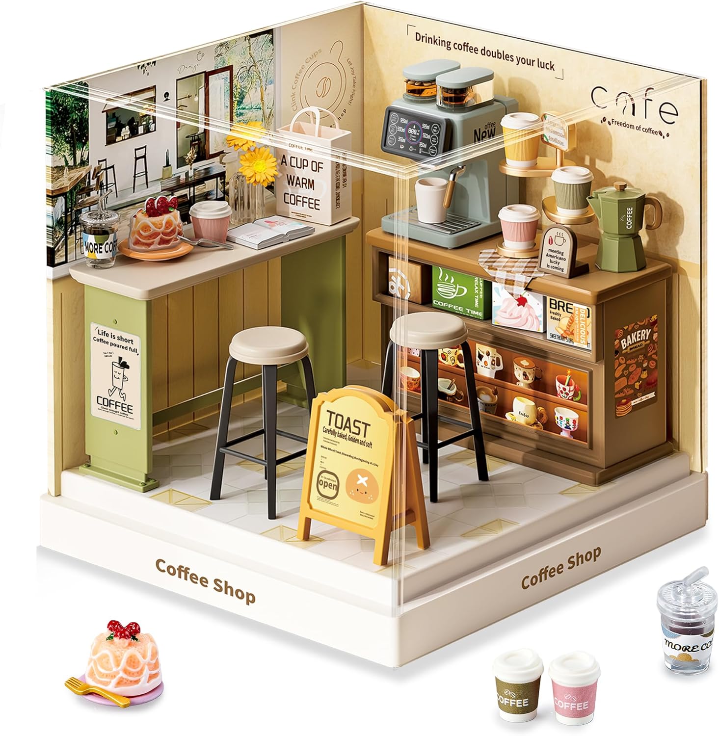 fairy-care-fc-dbs8034-dreamy-bay-scene-maison-miniature-caf-coffee-shop image 1