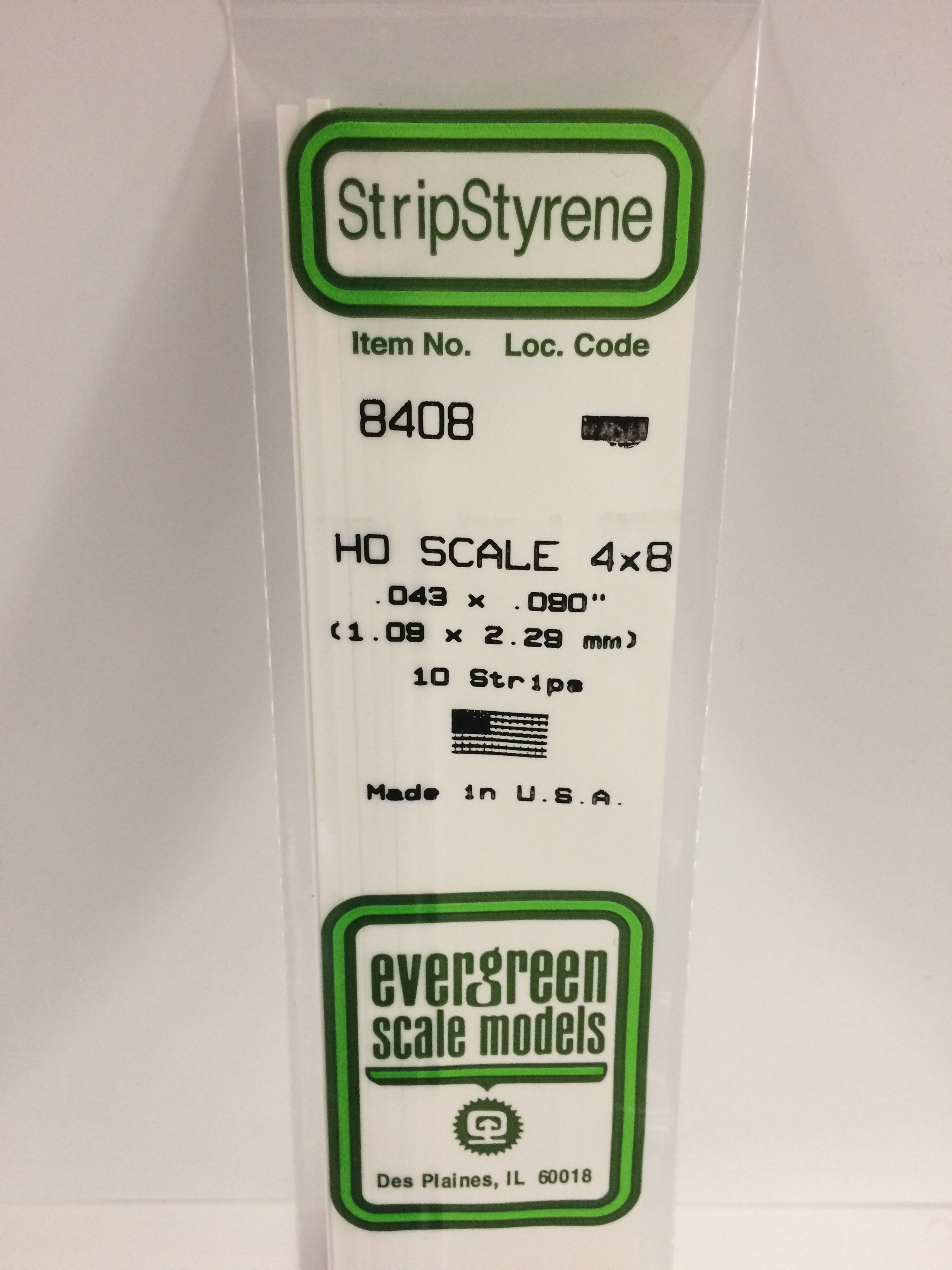 evergreen-strips-8408-baguette-ho-1-1x2-3-mm-10-pi-ces image 1
