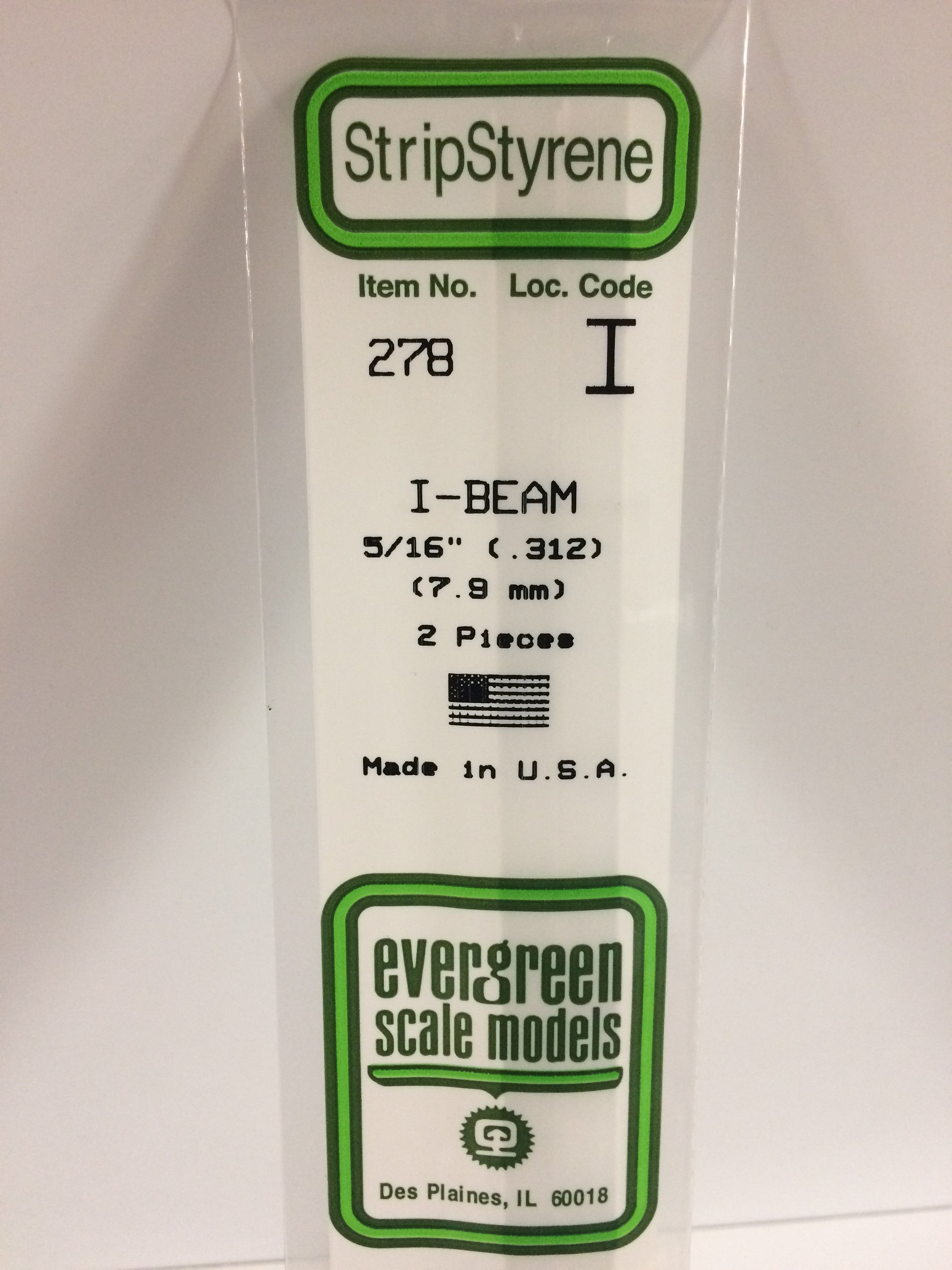 evergreen-shapes-278-poutre-en-i-plastique-7-9-mm-2-pcs image 1