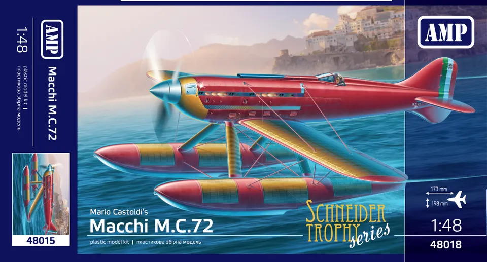 amp-48018-macchi-castoldi-m-c-72-maquette-hydravion-1-48 image 1