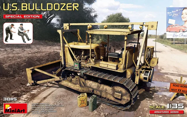 miniart-38115-maquette-bulldozer-special-edition-1-35 image 1