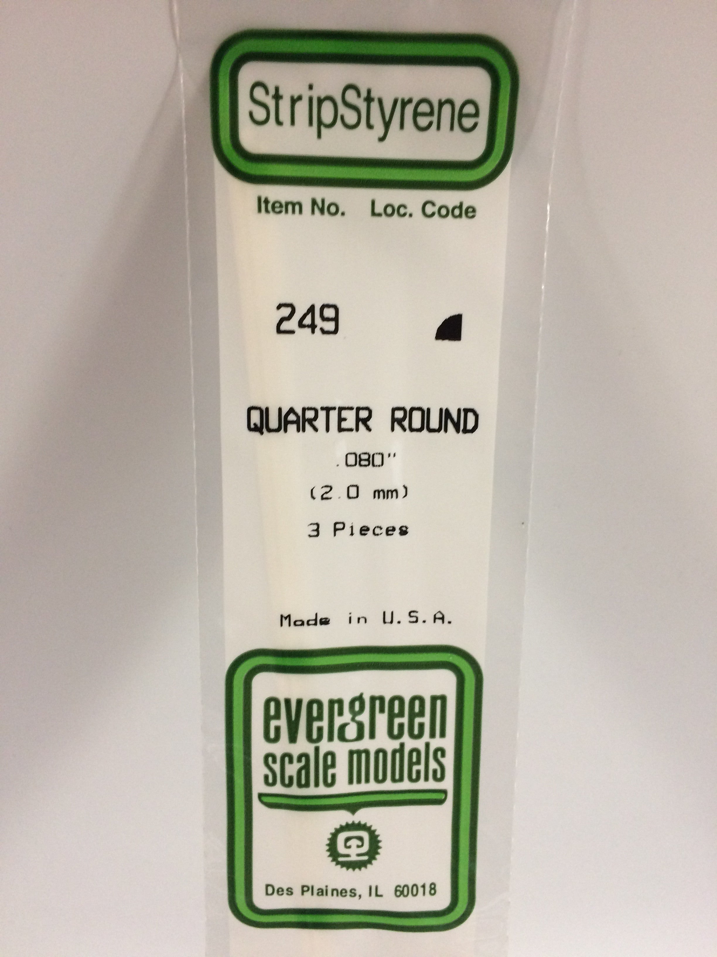 evergreen-shapes-249-quart-de-rond-blanc-2-mm-3-pi-ces image 1