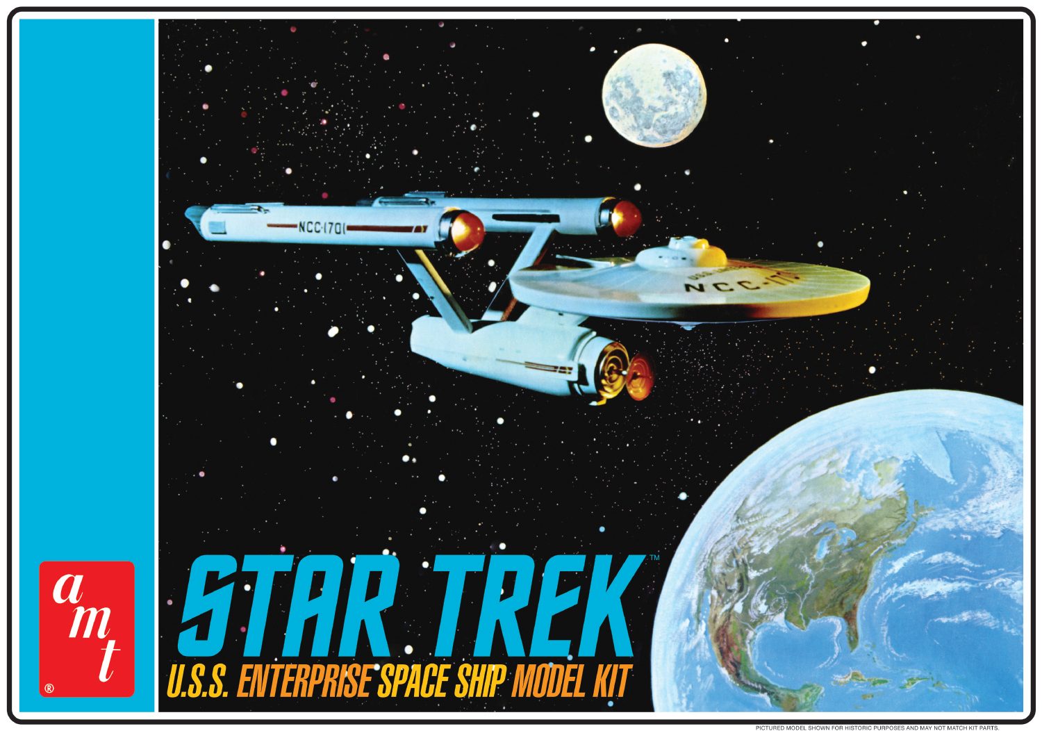 amt-star-trek-u-s-s-enterprise-maquette-1-650-classique-29-pi-ces image 1