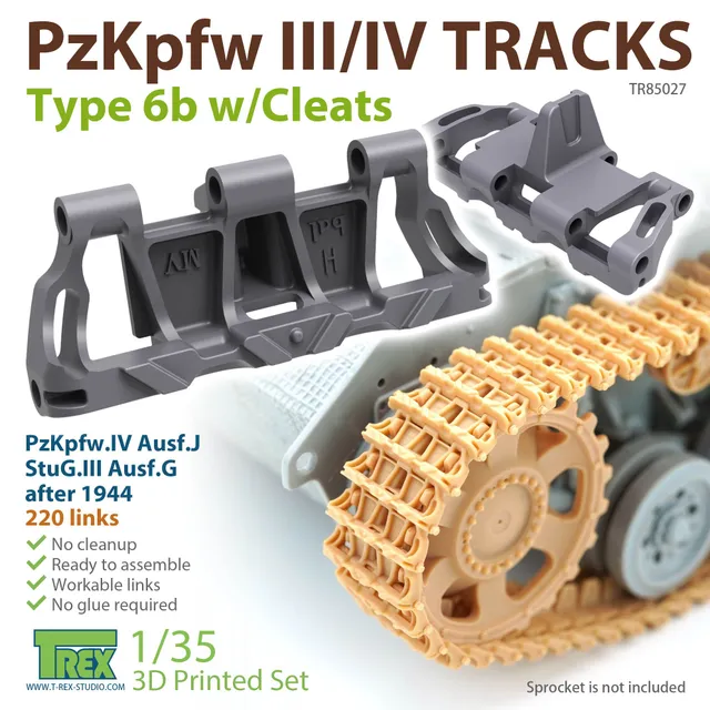 t-rex-85027-chenilles-1-35-pzkpfw-iii-iv-type-6b-crampons image 1