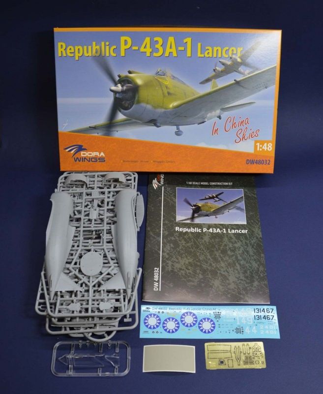 dora-wings-1-48-republic-p-43a-lancer-maquette-avion-chine image 2