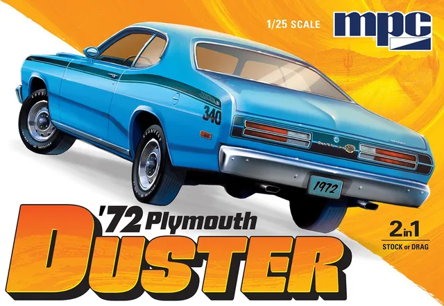 mpc-1972-plymouth-duster-maquette-1-25-muscle-car image 1