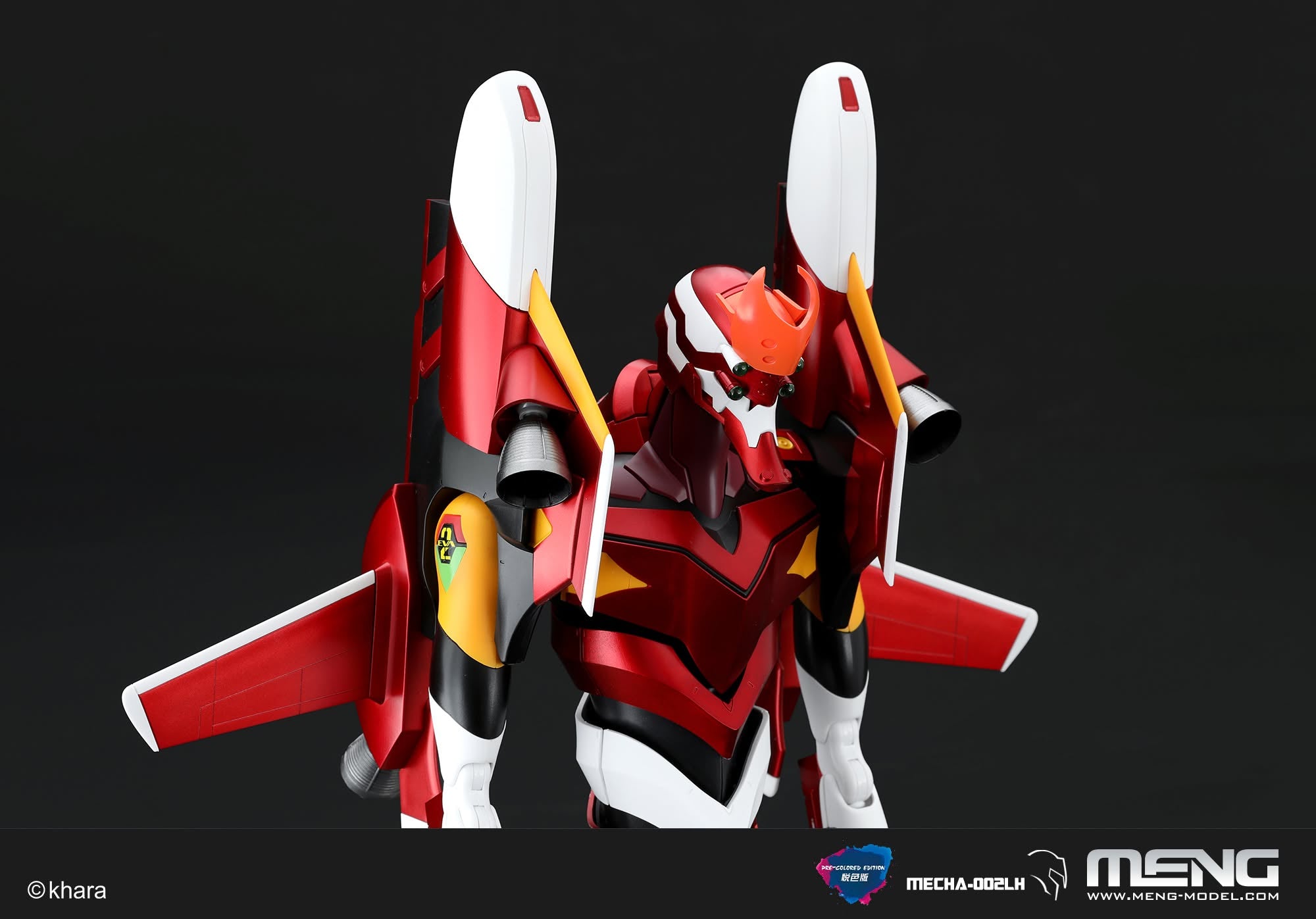 meng-mecha-002lh-evangelion-eva-02-maquette-rouge-radiant-pr-peinte image 5
