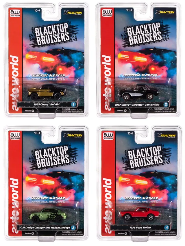 auto-world-blacktop-bruisers-voiture-slot-ho-1-64-version-a image 1