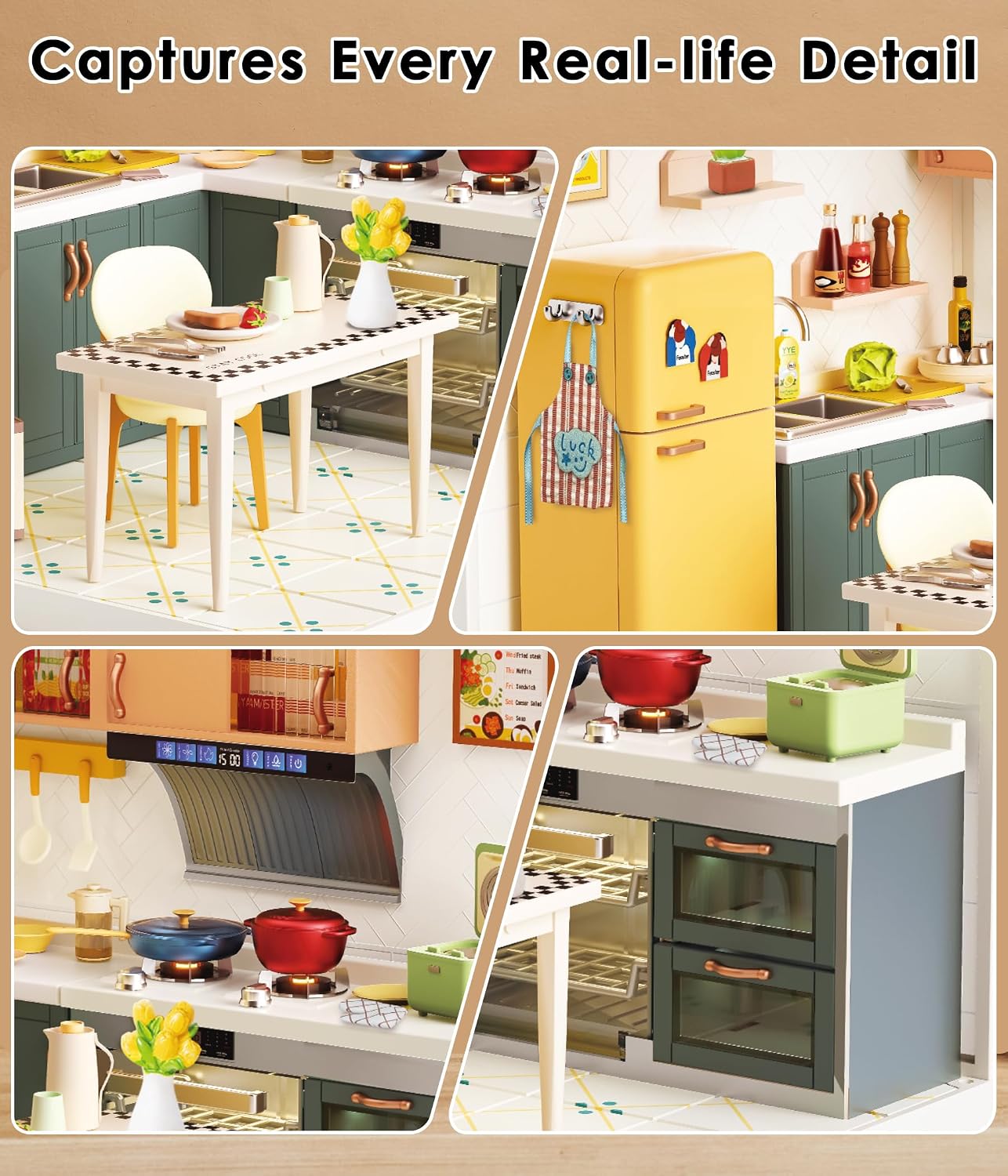 fairy-care-dreamy-bay-scene-fc-dbs8005-maison-miniature-cuisine-led image 4