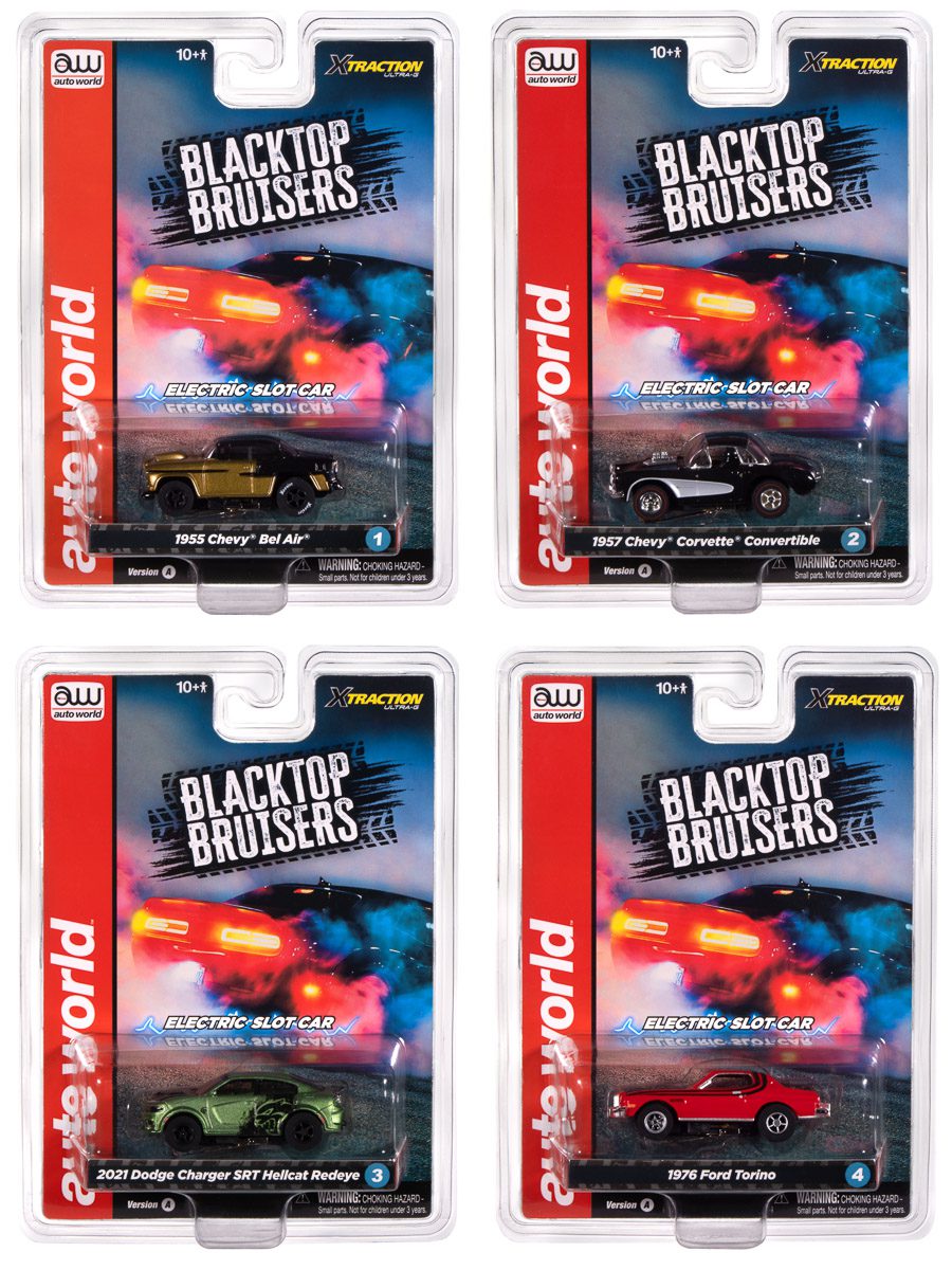 auto-world-blacktop-bruisers-voiture-slot-ho-1-64-version-a image 1