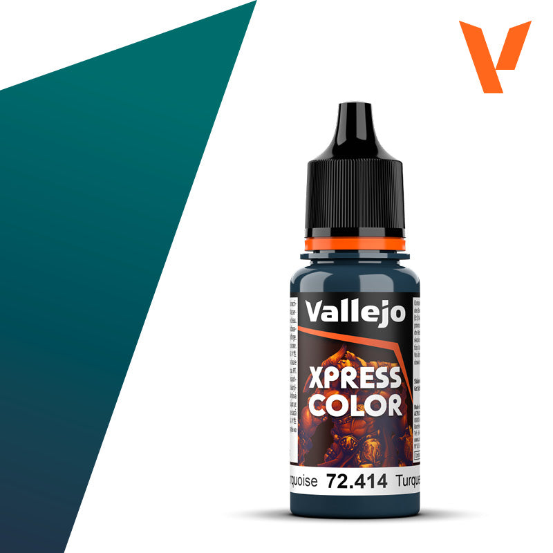 vallejo-xpress-color-414-peinture-maquette-caribbean-turquoise-18ml image 1