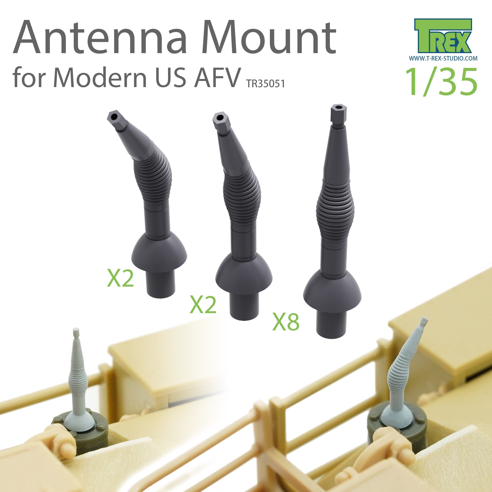 t-rex-35051-support-antenne-maquette-blind-1-35-us image 1
