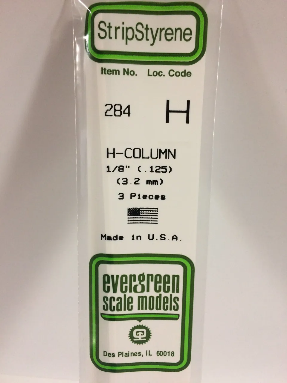 evergreen-shapes-284-profil-en-h-blanc-3-2-mm-3-pi-ces image 1