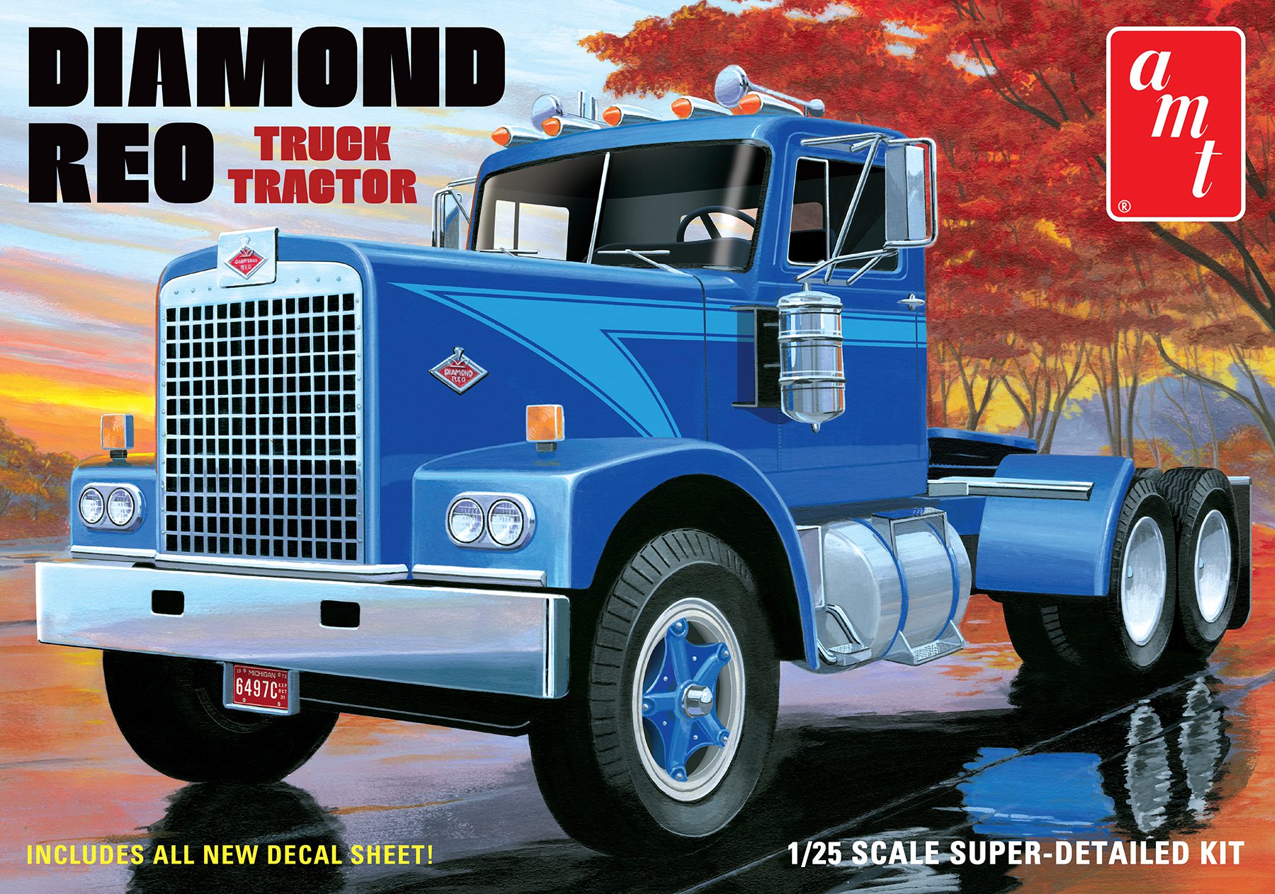 amt-diamond-reo-truck-tractor-maquette-camion-1-25-cummins image 1