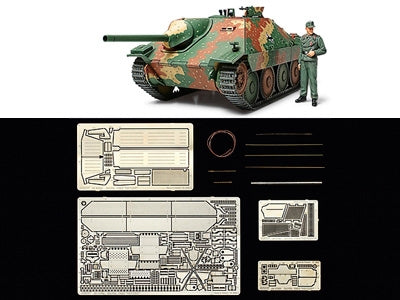 tamiya-25156-hetzer-mid-maquette-char-1-35-allemand-ww2-aber-m-tal image 1