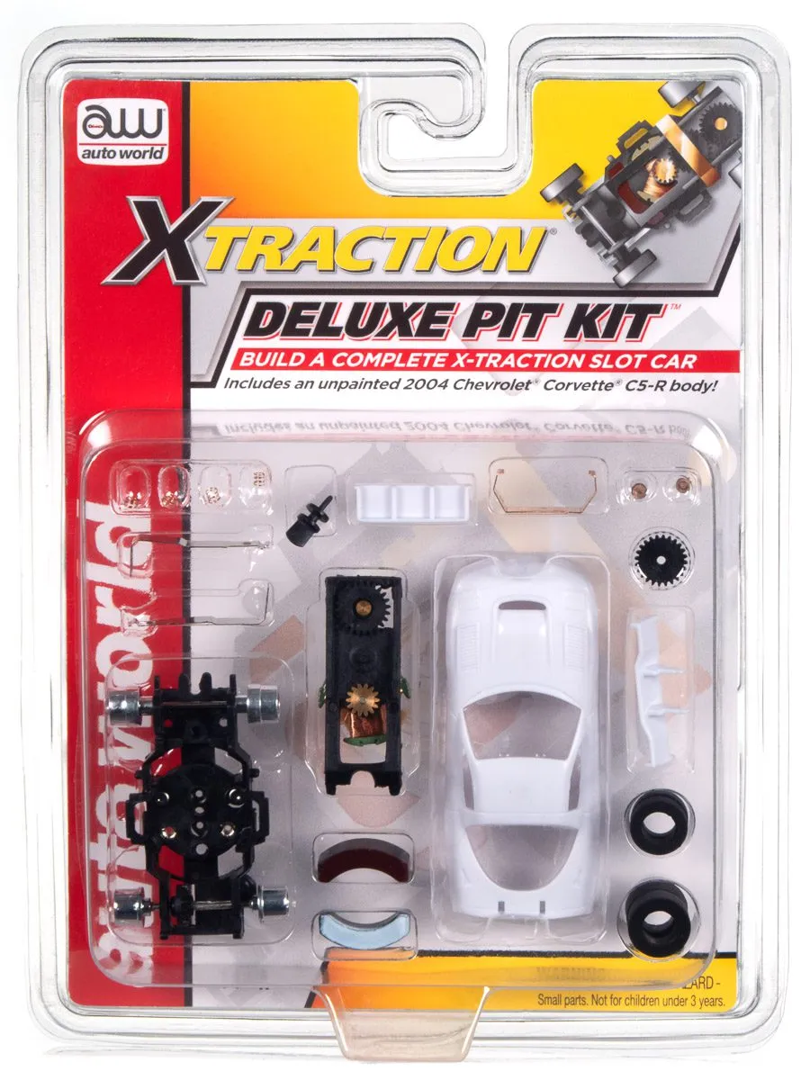 auto-world-x-traction-corvette-c5-r-slot-car-ho-pit-kit image 1