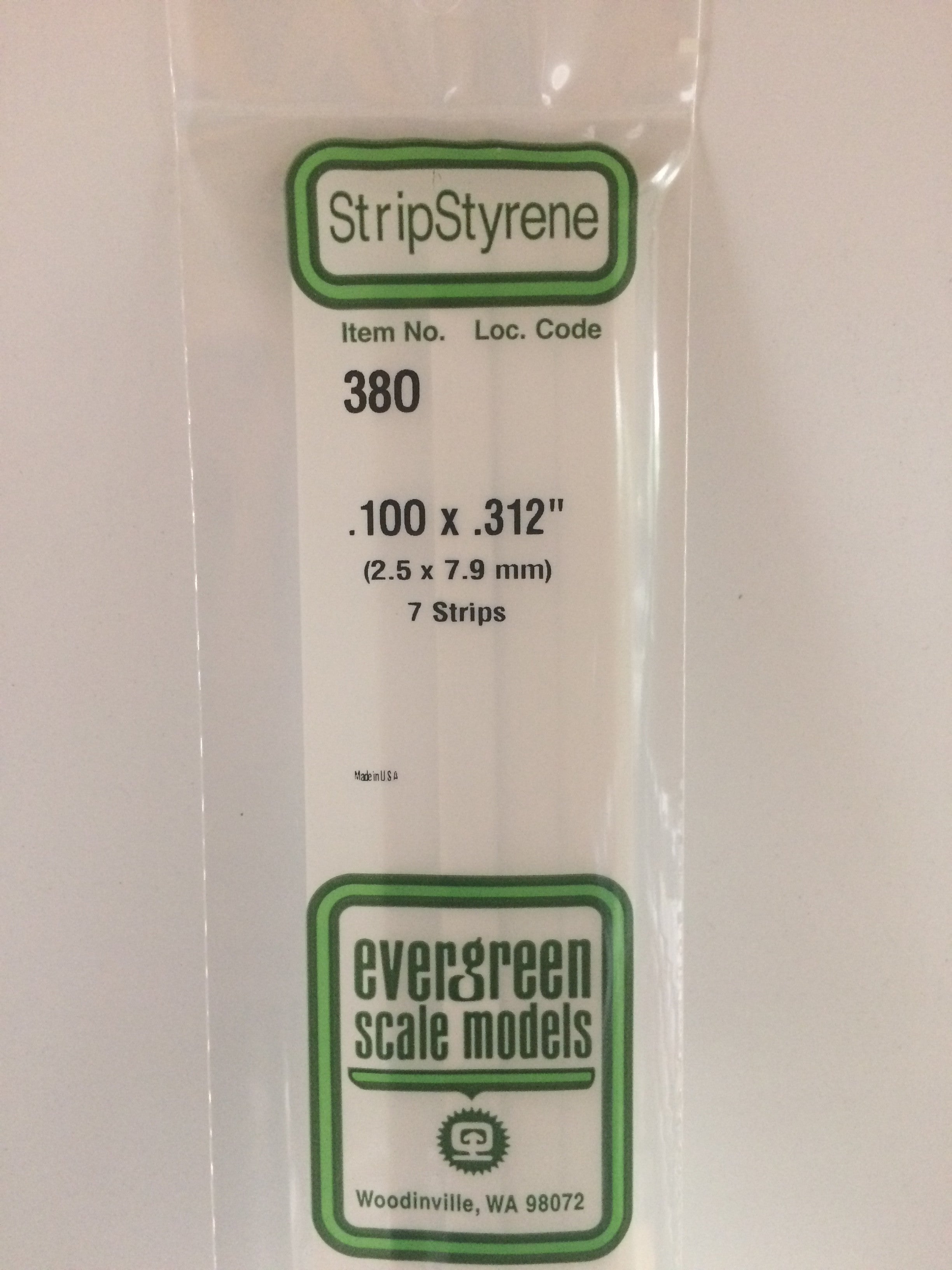 evergreen-strips-380-baguette-plastique-blanc-2-5x7-9mm-7-pcs image 1