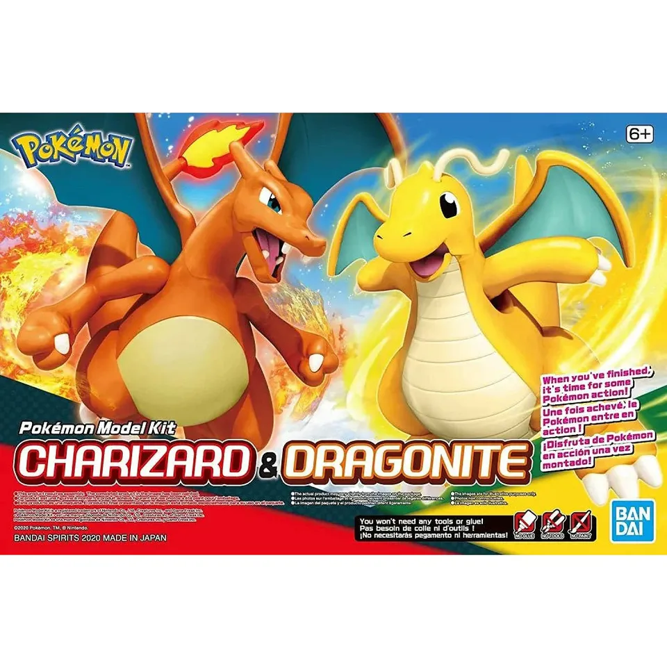 bandai-pokemon-dracaufeu-dragonite-model-kit-monter image 1