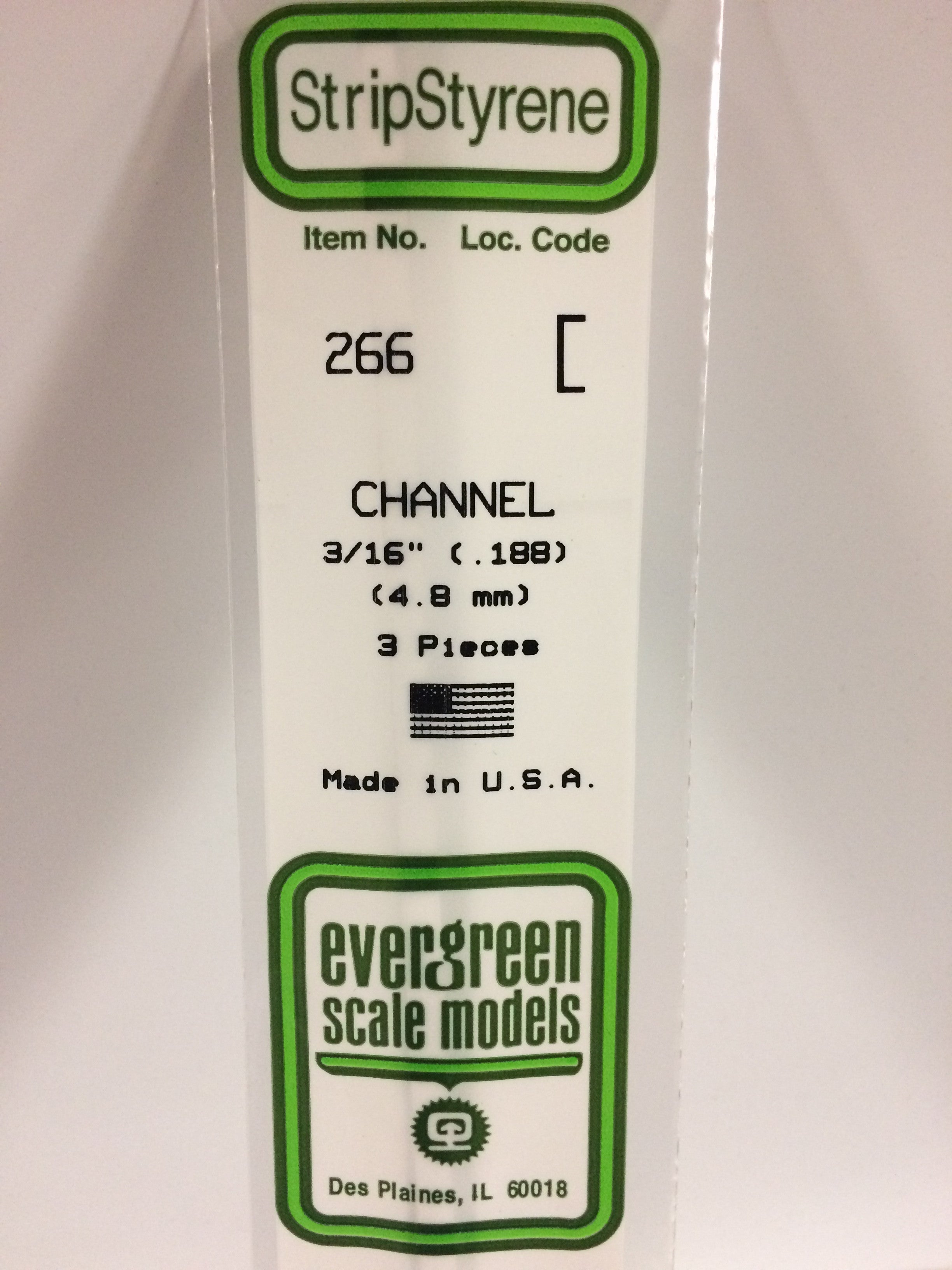evergreen-shapes-266-profil-u-polystyr-ne-blanc-4-8mm-3-pi-ces image 1