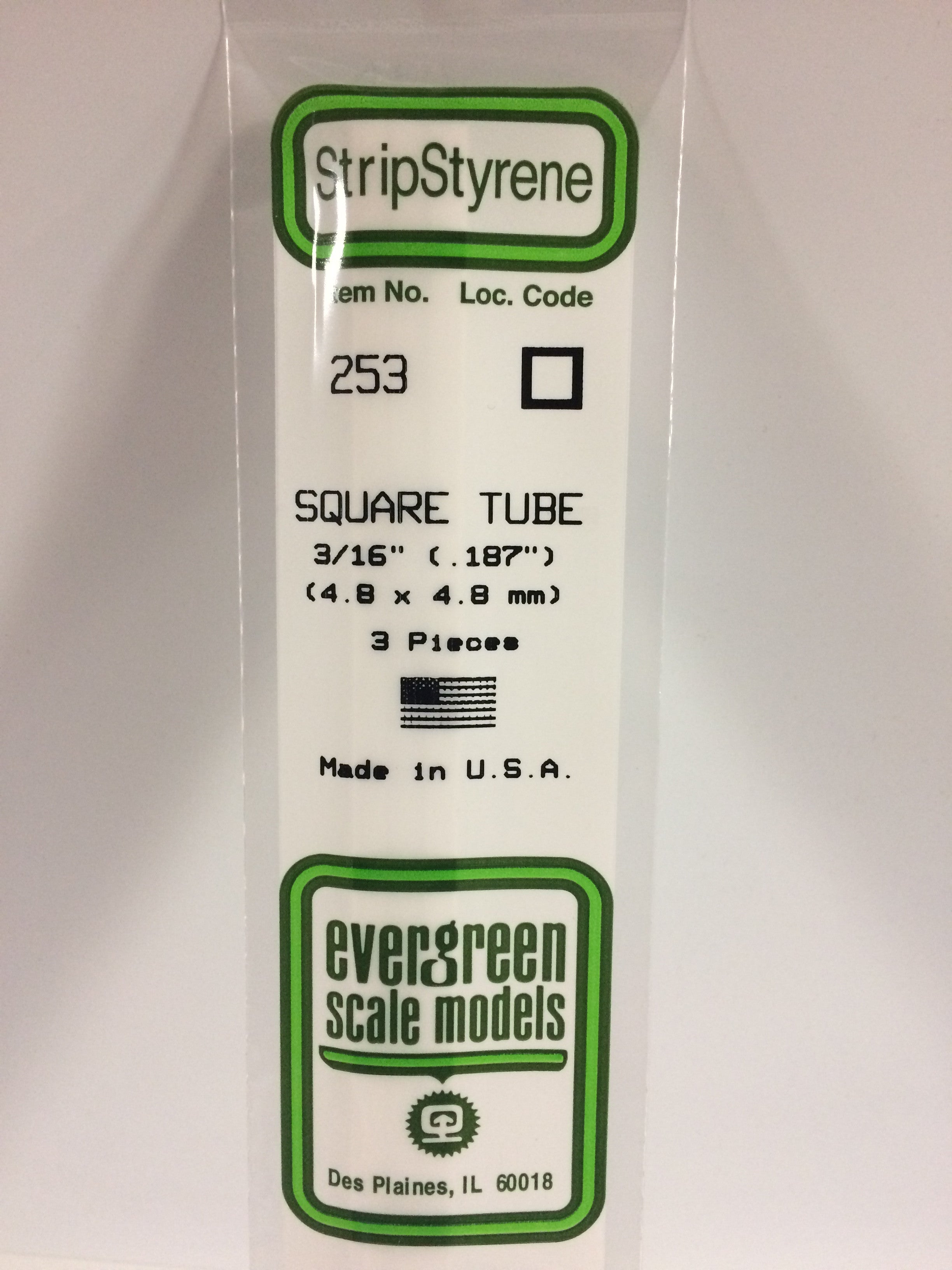 evergreen-rod-and-tube-253-tube-carr-blanc-4-8mm-3-pcs image 1
