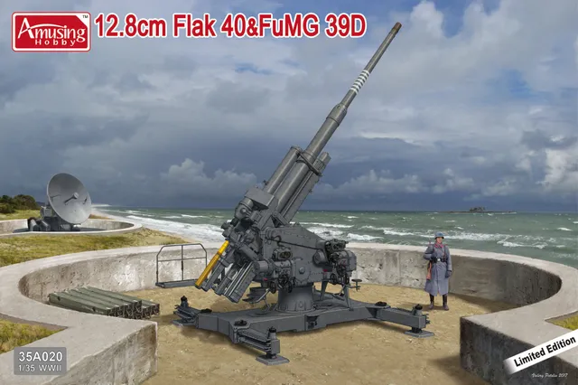 amusing-hobby-35a020-flak-40-12-8cm-fumg-maquette-1-35 image 1