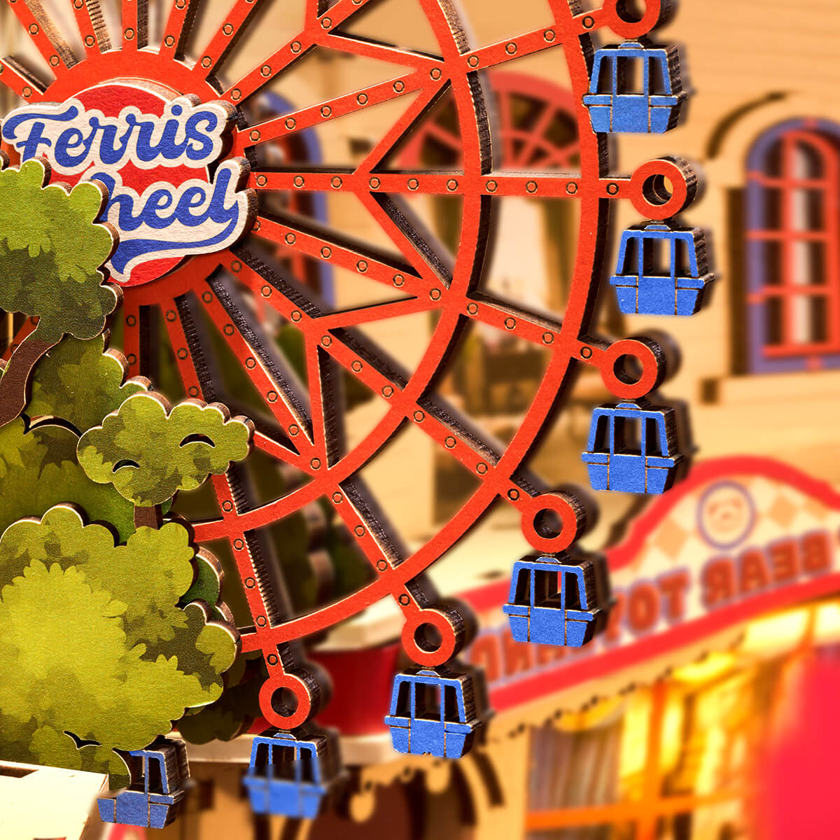 rolife-tgb17-book-nook-3d-parc-attractions-miniature-bois image 4