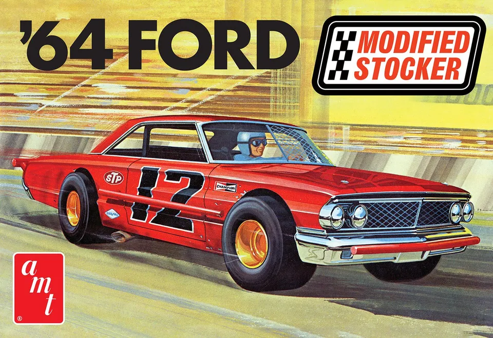 amt-ford-galaxie-1964-maquette-voiture-1-25-stocker-modifi image 1