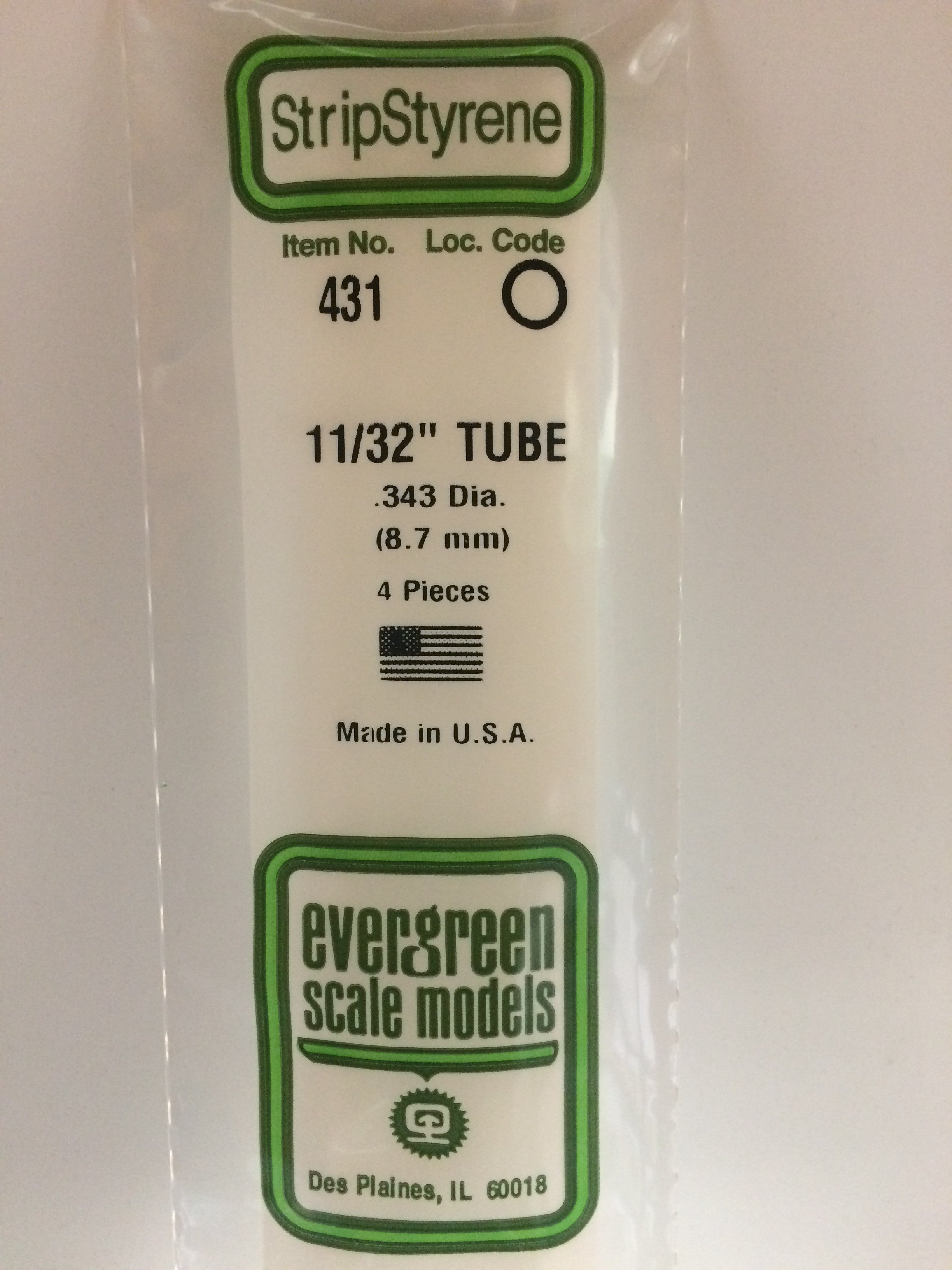 evergreen-tube-431-tube-plastique-blanc-rond-4-pcs-60-cm image 1