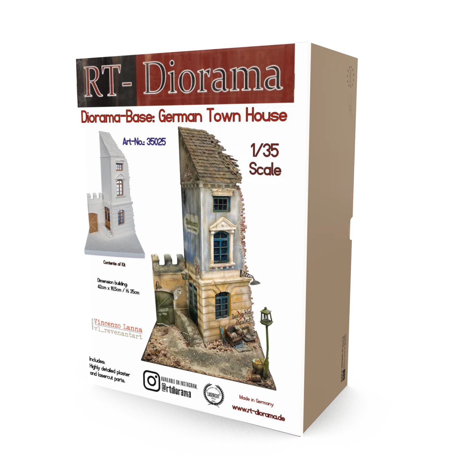 rt-diorama-35025-maison-allemande-socle-diorama-1-35-c-ramique image 1