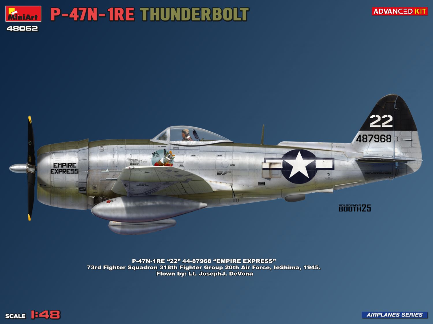 miniart-48062-maquette-avion-p-47n-1re-thunderbolt-1-48-advanced image 3