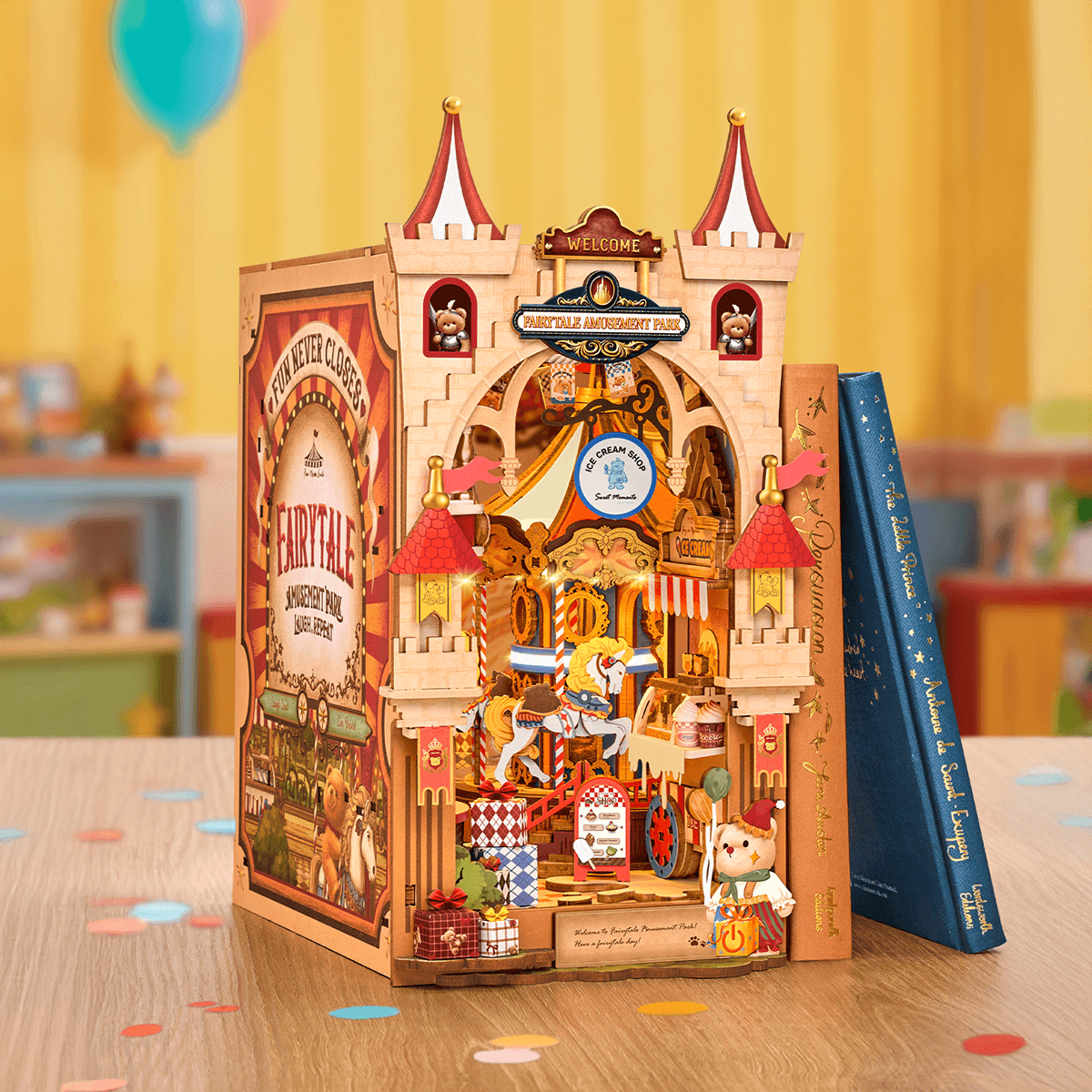 rolife-tgb17-book-nook-3d-parc-attractions-miniature-bois image 2