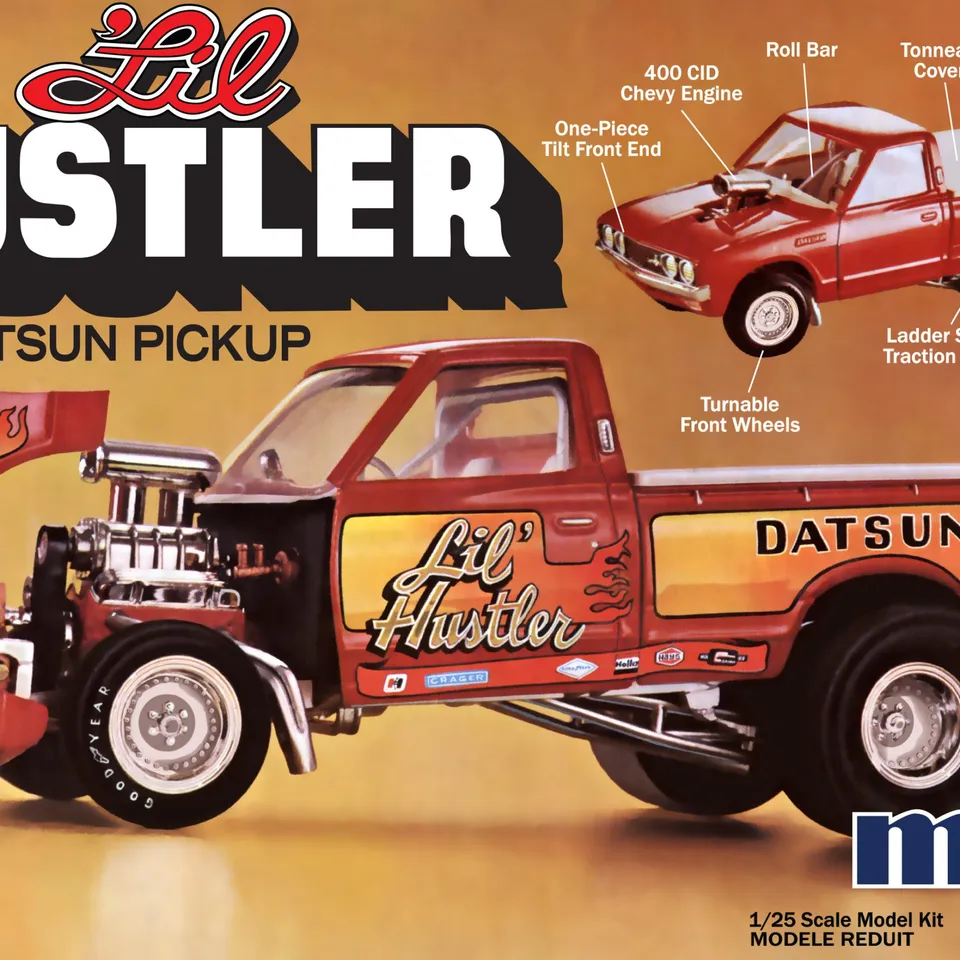 mpc-1975-datsun-li-l-hustler-pick-up-maquette-1-25 image 1