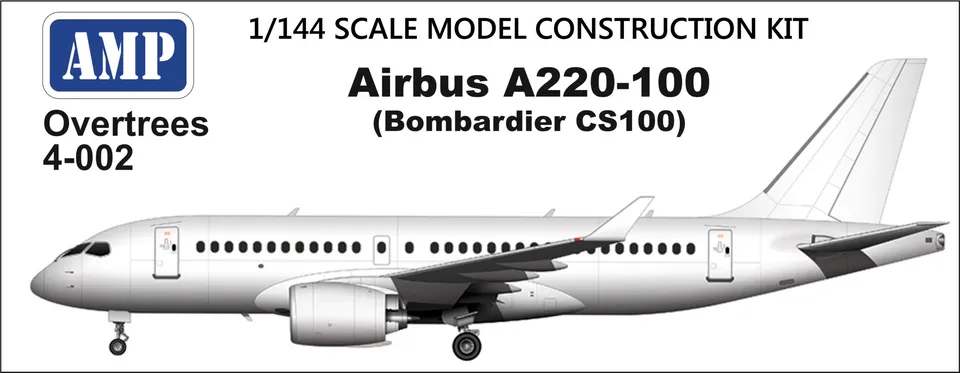 amp-overtrees-ovt-4-002-airbus-a220-100-maquette-avion-plastique image 1