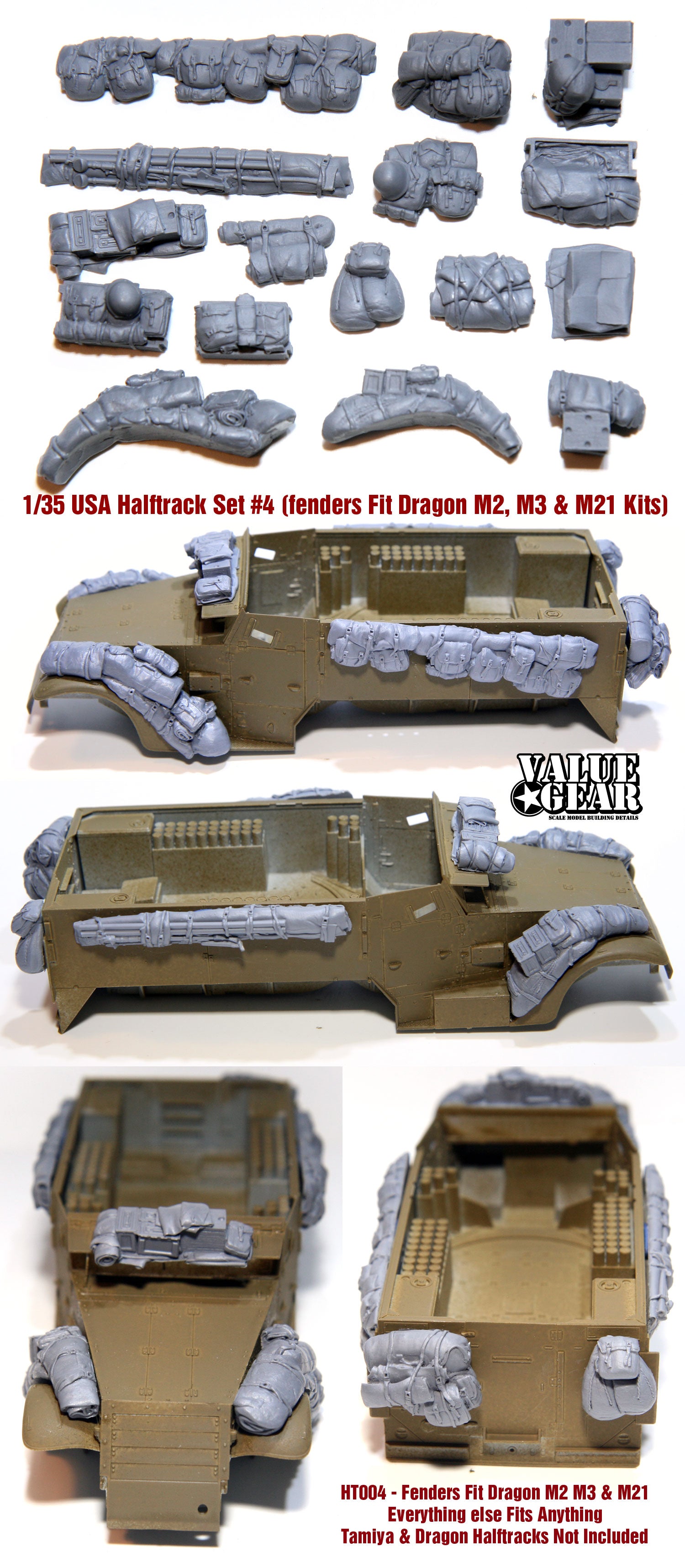 value-gear-ht004-halftrack-pack-accessoire-maquette-1-35-garde-boue image 1
