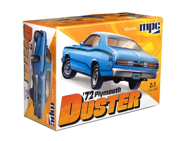 mpc-plymouth-duster-1972-1-25-maquette-voiture-us image 1
