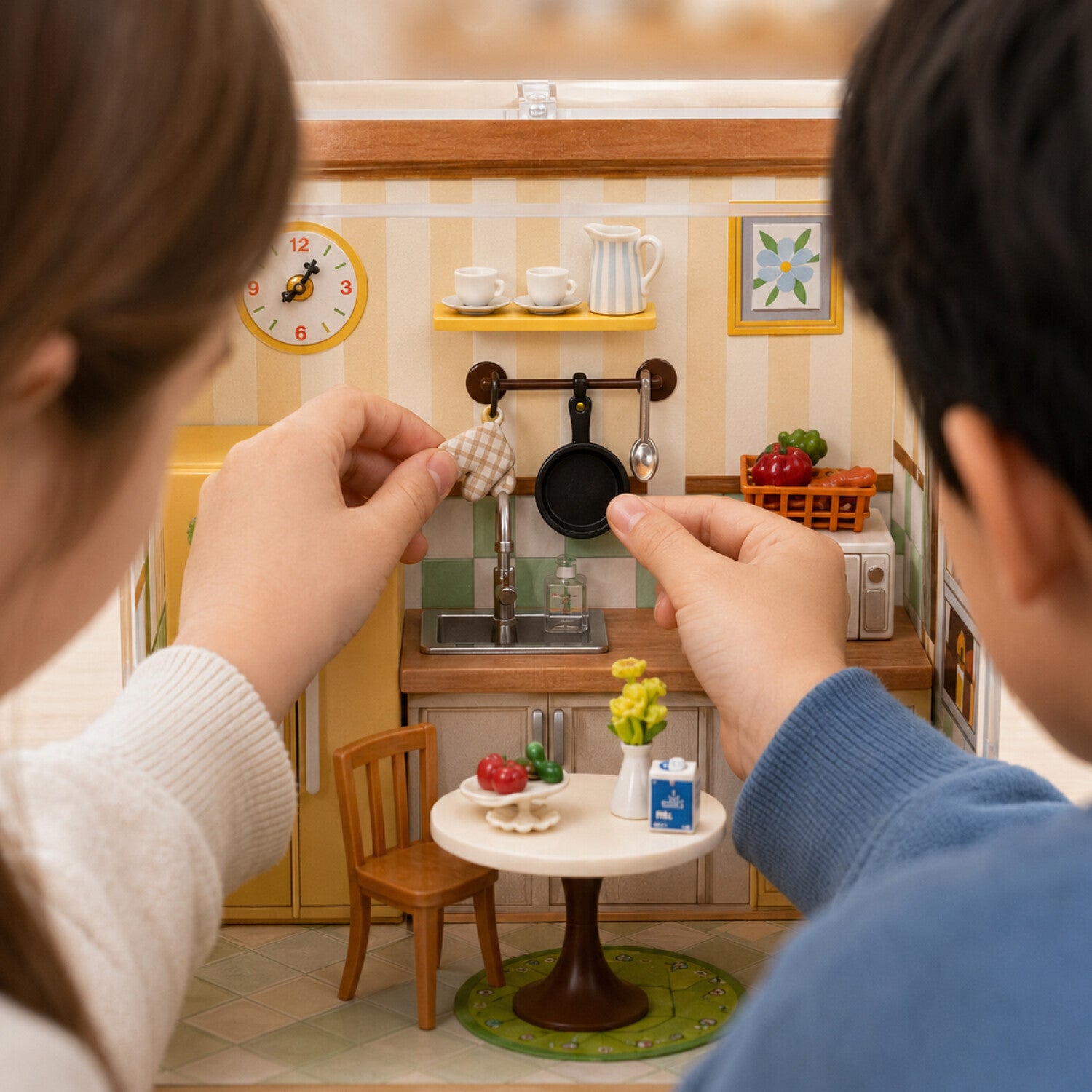 aierbaoli-artisan-space-kitchen-maison-miniature-cuisine-83-pcs image 4